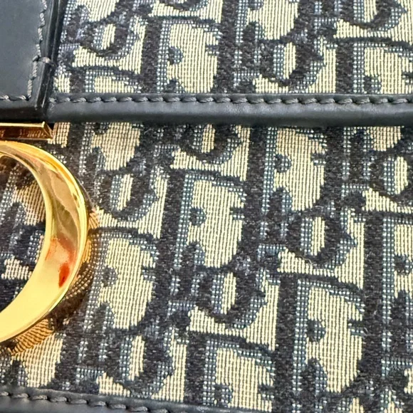 Women’s Navy and Gold Crossbody Bag - Picture 12 of 12